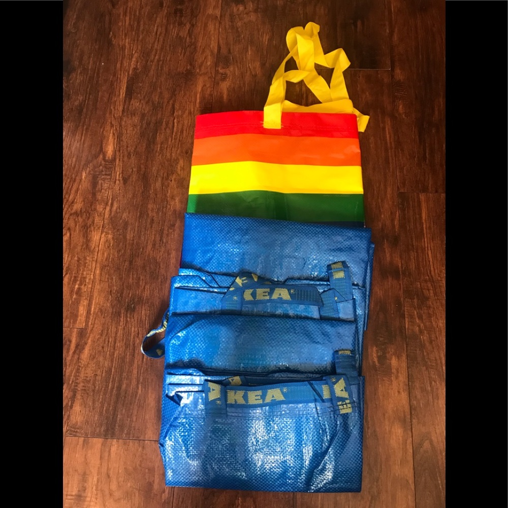 5pc IKEA bags NWT